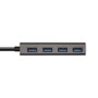 Aisens Hub USB 3.1 USB-C a 4 Puertos USB 3.0, Gris